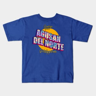 Greetings from Agusan del Norte Philippines! Kids T-Shirt